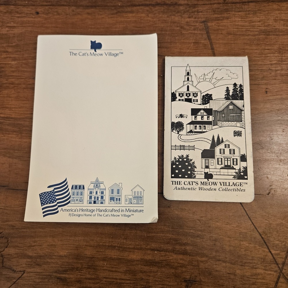 The Cat's Meow Collectors‎ Note Pads Vintage